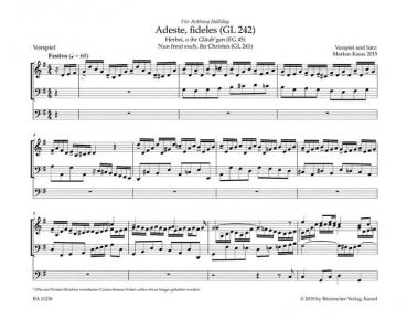 Preview: Adeste Fideles Orgelsatz